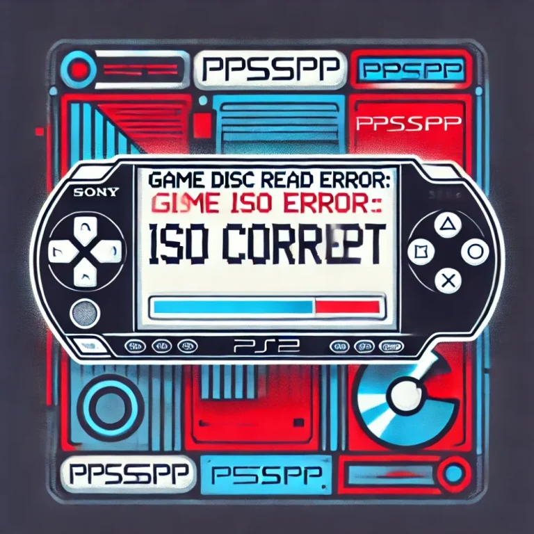 [FIX]Game Disc Read Error: ISO Corrupt in PPSSPP (Emulator)