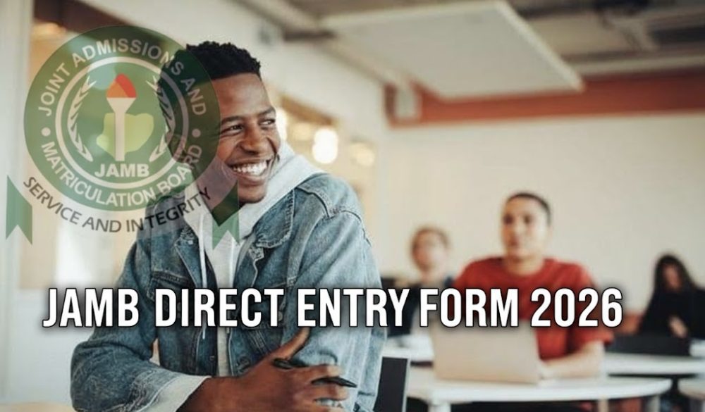 JAMB DIRECT ENTRY REGISTRATION FORM 2026/27 And DEADLINE: COMPLETE GUIDE