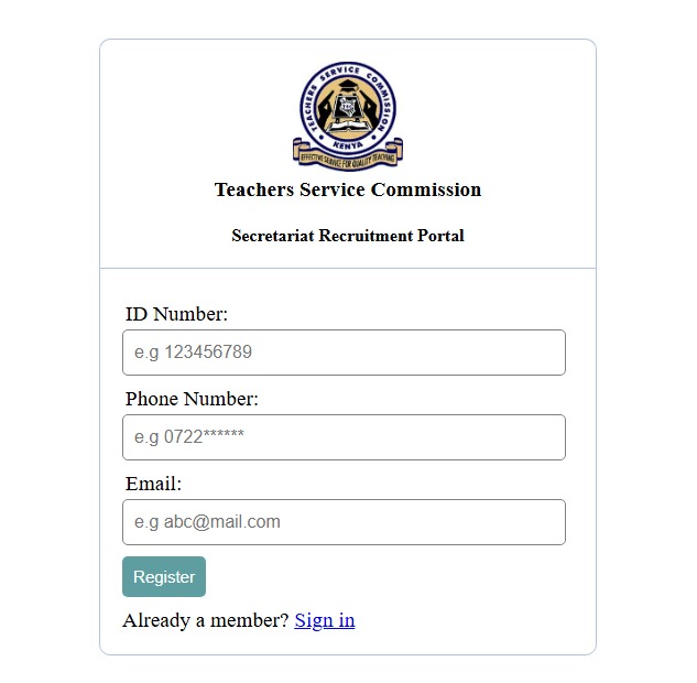 Teachers Service Commission (TSC) Recruitment Portal 2026: Login, How to Apply, Requirements, Vacancies